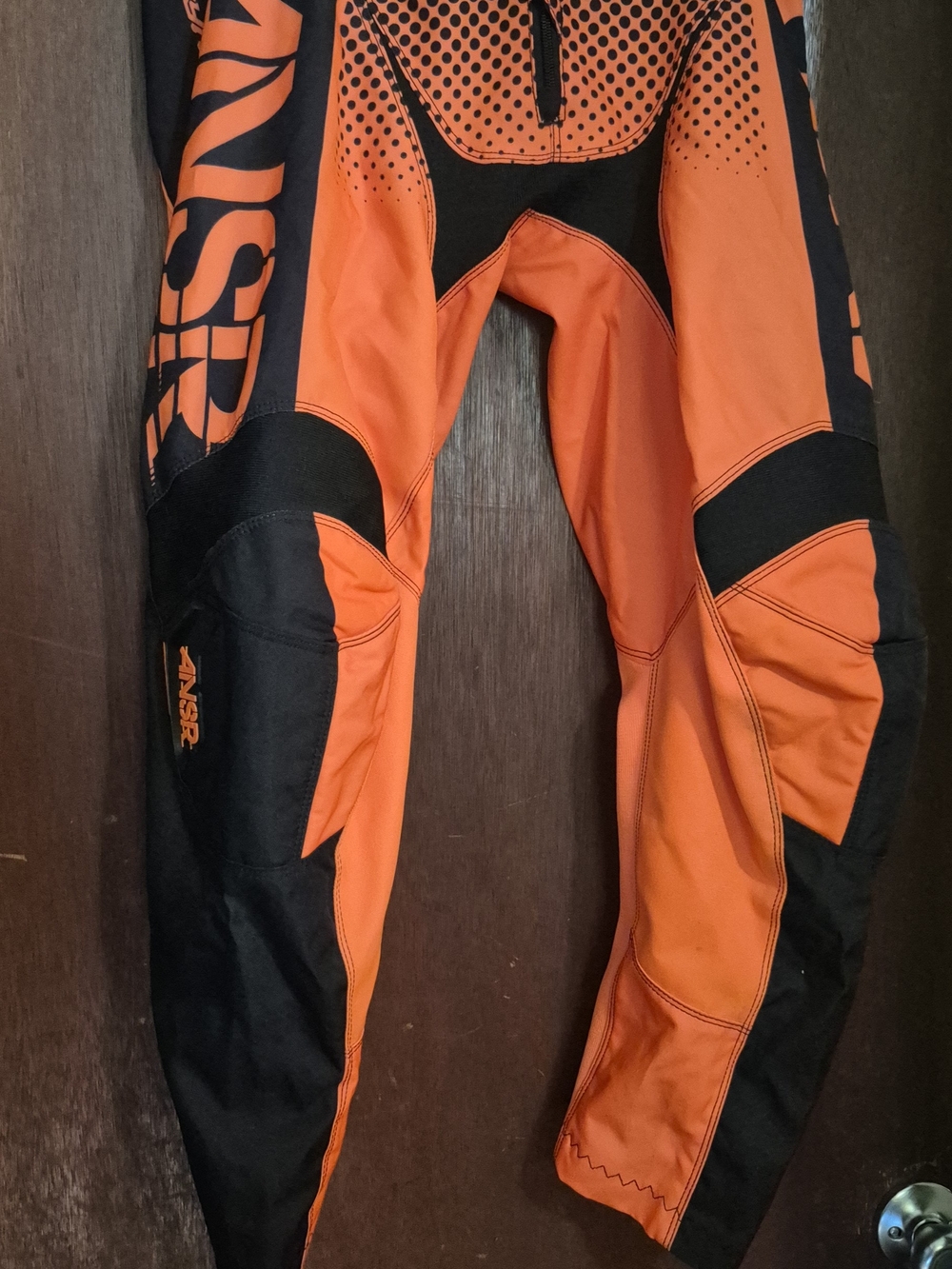 ANSR Men’s Orange and Black Performance Riding Pants